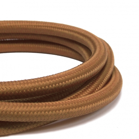 Cable Textil Marrón - 3 x 0,75mm