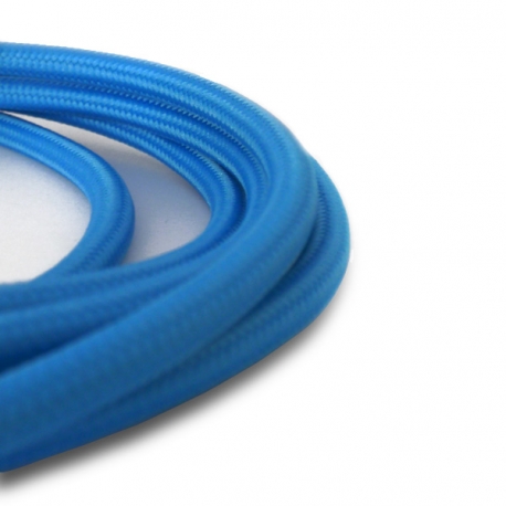 Câble Textile Bleu - 2 x 0,75mm
