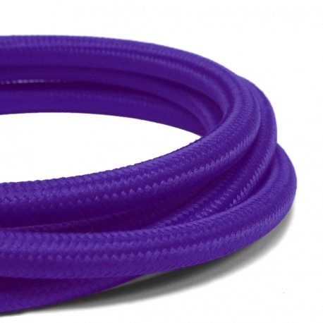Cable Textil Púrpura - 2 x 0,75mm