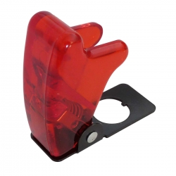 Translucent Red Toggle Switch Safety Operator Cover