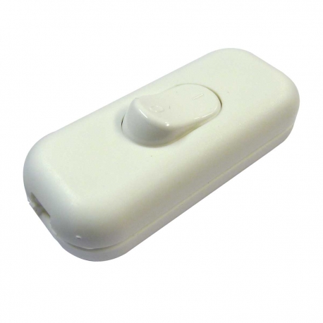 Interrupteur pour Luminaire Bipolaire - Blanc