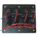 4 Switch Circuit Breaker Weatherproof Marine Switch Panel