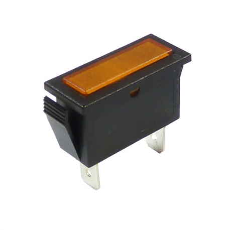 Amber Rectangular Indicator Light 240V