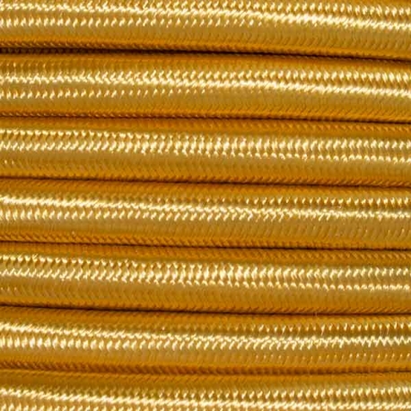 Celtic Gold Round Fabric Cable | Fabric Flex - 0,75mm