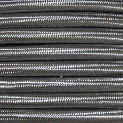 Dusk Grey Round Fabric Cable | Fabric Flex - 0,75mm