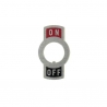 On Off Legend Plate for Toggle Switches