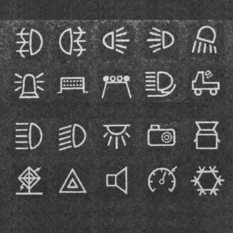 Automotive Stickers for Illuminated Switches