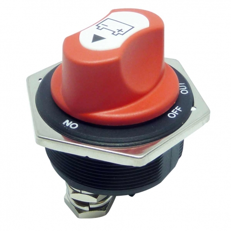 Marine Battery Isolator Switch 300 Amp Removable Actuator IP56