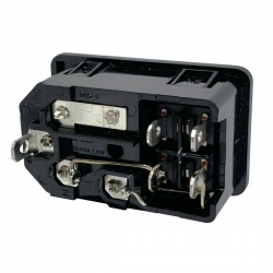 Fused & Switched IEC C14 - 1.2mm Panel Thickness