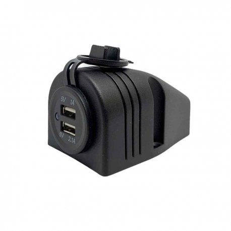 Doble Cargador Enchufe USB Impermeable 3.1A