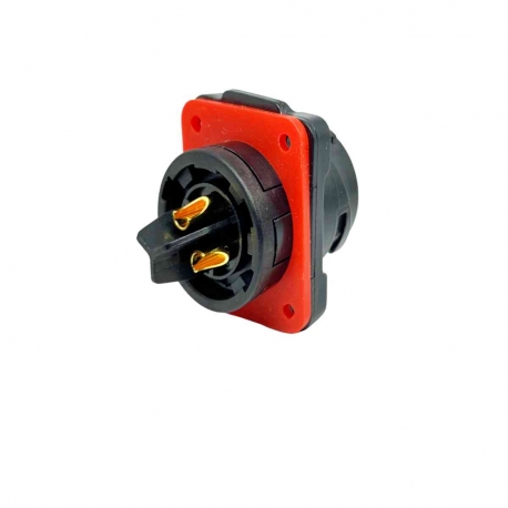 Ipx2 Socket IP67 Waterproof 2 Pole Socket Panel Mount Connector
