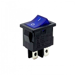 Miniature Rocker Switch 240V - Blue