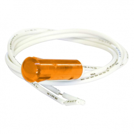 Voyant Lumineux Ambre LED 230V 8mm
