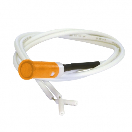 Voyant Ambre 6mm 230V Avec Fils de 300mm