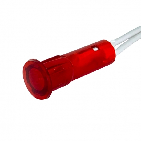 10mm Indicator 240V Red