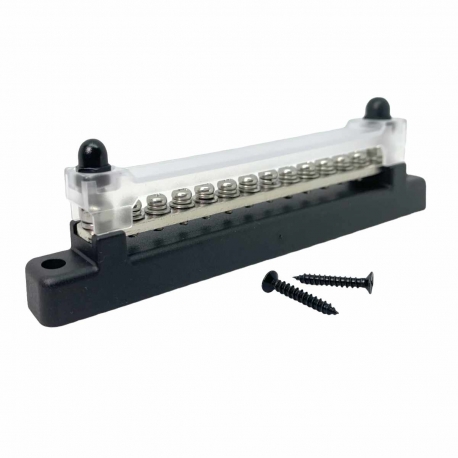 12 Way Busbar 150A 48V DC with Cover