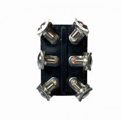 Interruptor de Palanca (On)-Off-(On) 15A DPST