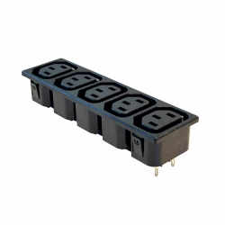 5 Way IEC Outlet