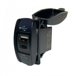 Doble Cargador Enchufe USB Impermeable 4.8A
