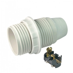 SES E14 Lampholder (Full Threaded)
