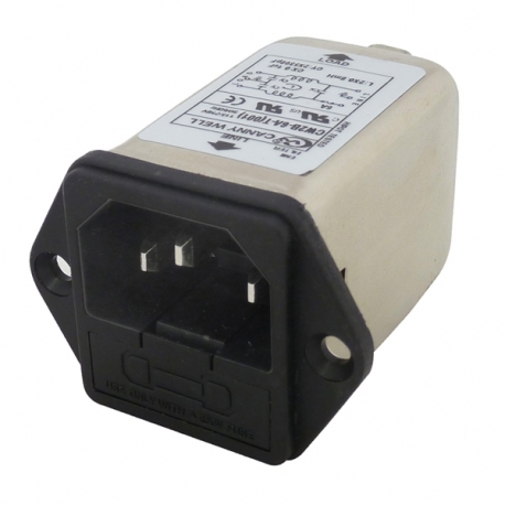 Filtre Secteur﻿ Port Fusible ﻿EMI - 6A