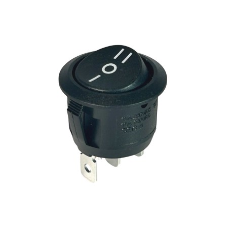On Off On Round Rocker Switch