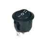 Round Rocker Switch On-Off-On