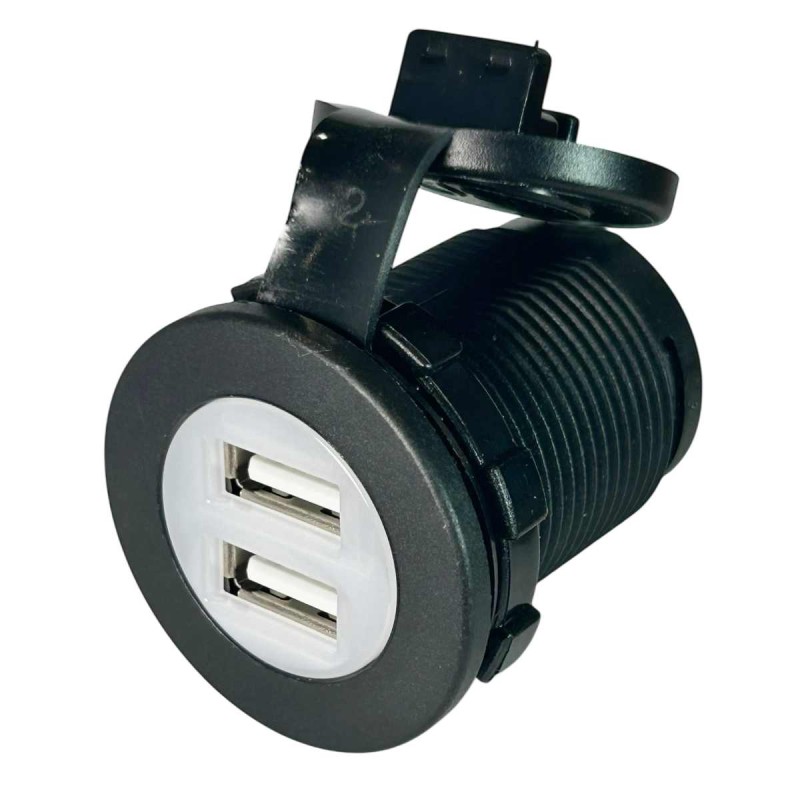 Double Port USB Chargeur Imperméable (12V et 24V)