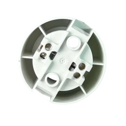 E27 Lampholder | ES Edison Screw Plain Body White Lamp Holder