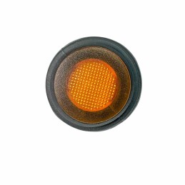 Bouton Poussoir Imperméable Voyant Ambre 12V