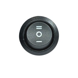 Round Rocker Switch On-Off-On