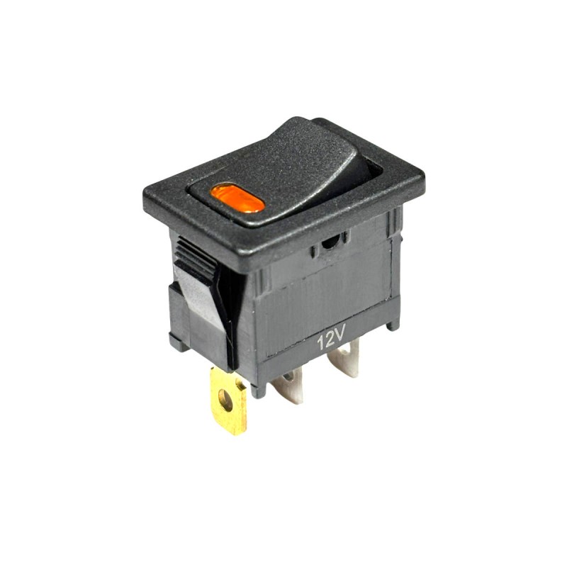 Interruptor Basculante Miniatura﻿ Rojo 12V