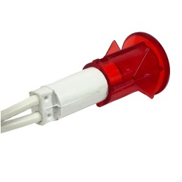 12V Red LED Indicator Light 12.7mm Panel Mount – Leaded
