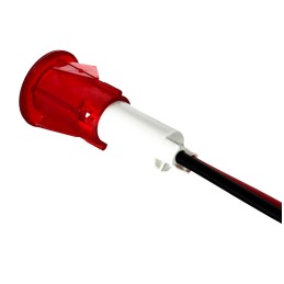 Voyant LED Rouge 12V 12,7mm à Monter sur Panneau – Avec Fils
