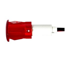 Piloto LED Rojo 12V para Panel de 12,7mm – Con Cables