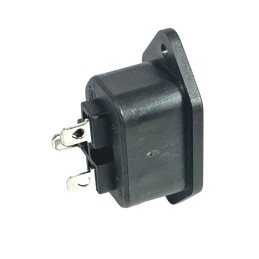 C13 IEC Outlet Socket | IEC 60320 Panel Mount Screw in Connector