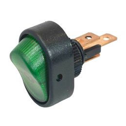 Interrupteur à Bascule Automobile 12V Vert Lumineux 30A SPST R13-133L