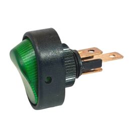 Interrupteur à Bascule Automobile 12V Vert Lumineux 30A SPST R13-133L