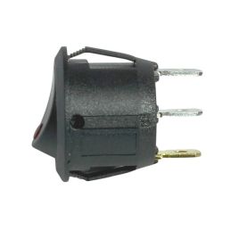 Interruptor Basculante Redondo Iluminado Roja 24V