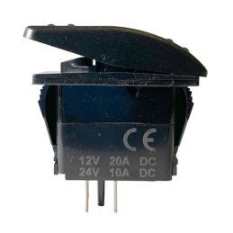 Single Pole Marine Rocker Switch 12-24V, IP67