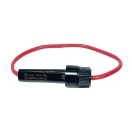 Porte-Fusible en Ligne 15A pour Fusibles 5 x 20mm – 250VAC
