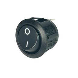 Round Rocker Switch SPST On-Off