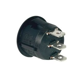Round Rocker Switch On-Off-On