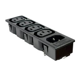 Toma IEC C13 de 4 Vías con...