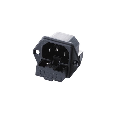 C14 IEC 2 x Fused Connector – Inalways IEC Socket 10A 250Vac 6.3mm Terminals