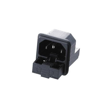 Connecteur Embase Secteur IEC C14, 2 Fusible