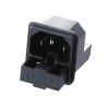 C14 IEC 2 x Fused Connector – C14 IEC Connector 10A 250Vac 6.3mm Terminals