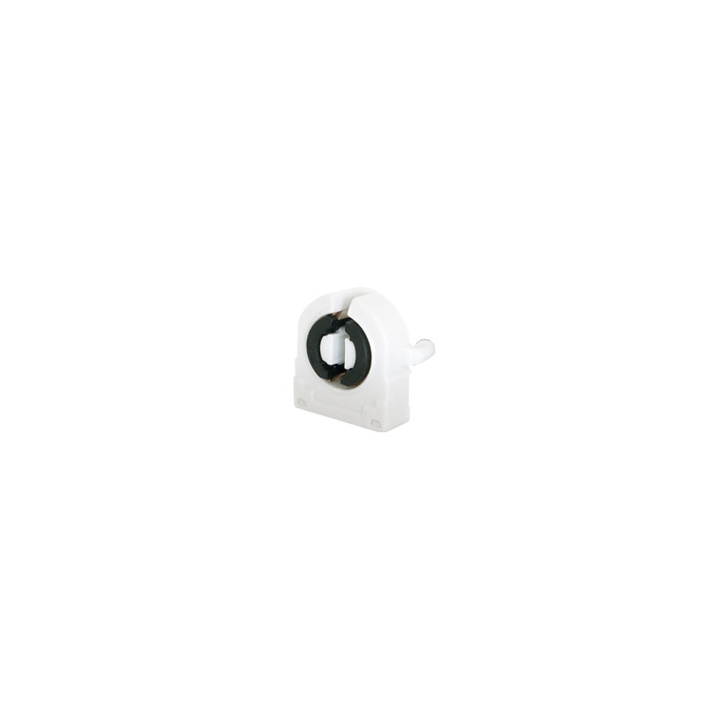 Lot De 20 Supports Pour Tube LED T8/G13 - Sans Shunt, Blanc, Pour Remplacer Tubes Fluorescents
