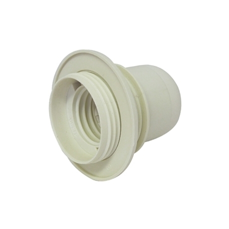 Douille E27 En Plastique Blanc, Parfaite Pour Apporter Un Style Moderne Et Minimaliste à Votre Espace, Garantissant Un éclairage Décoratif Et Efficace