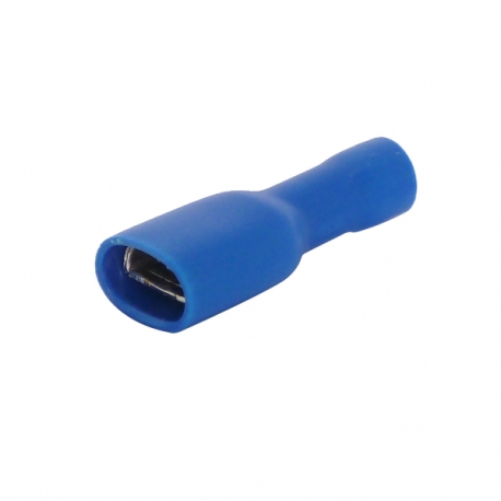 Cosses Electrique à Sertir - Clip Femelle Isolée, 6,3mm (100)